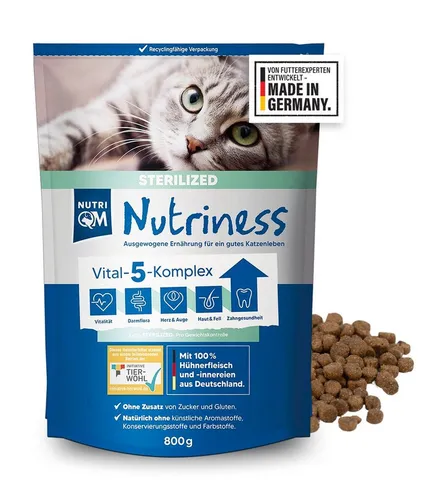 NutriQM Katzentrockenfutter Nutriness Adult Sterilized