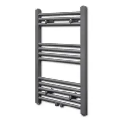 Handtuchheizkörper Warmwasser Gerade Grau 500x764 mm