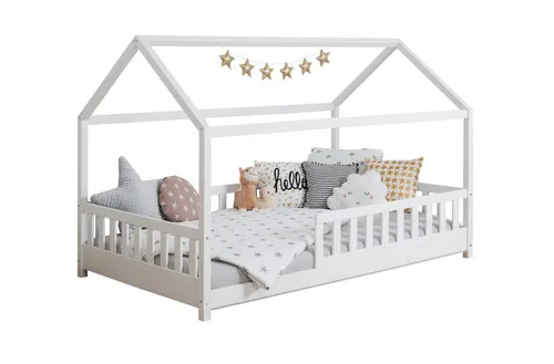 TiCAA Kinderbett Hausbett 