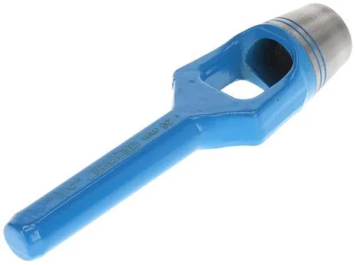 Gedore 4618490 Henkellocheisen 26mm - Locheisen für präzise Lochungen, ideal für Leder- und Textilarbeiten, mit robustem Design für Langlebigkeit.