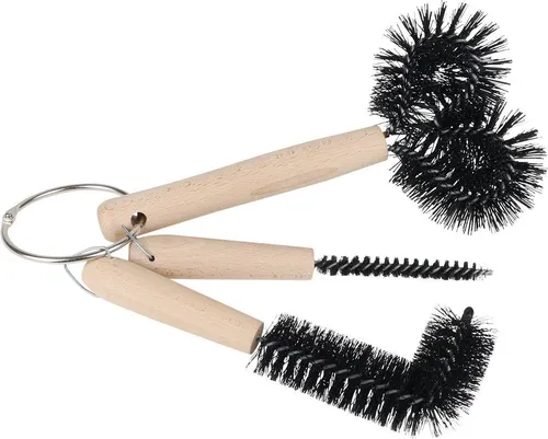 Bürstenhaus Redecker Reinigungsbürsten-Set 3-teilig für Mähroboter - Zubehör für Gartengeräte, umfassendes 3-teiliges Set für eine gründliche Reinigung Ihres Mähroboters.