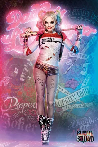 Poster Suicide Squad - Poster - Harley Quinn Stand