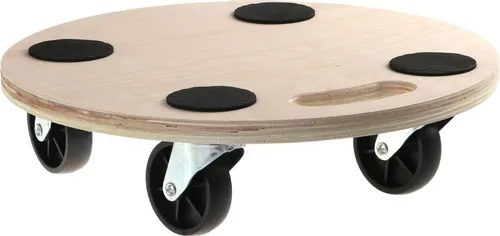 SWV 400060 Blumenroller Rollbrett Transportroller Möbelroller 200kg Rund