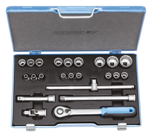 Gedore Steckschlüssel-Garnitur 1/2