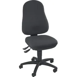 Topstar Bürostuhl Point 60, 8160G22 - Komfortabel und Ergonomisch - Bürostuhl mit Permanent-Kontakt-Mechanik für gesunde Sitzhaltung, bis 110 kg belastbar und ideal für weiche Böden.