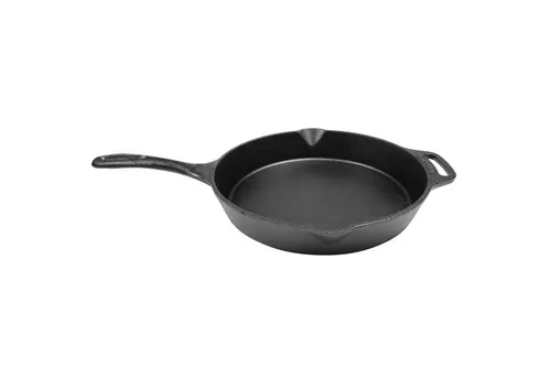 Valhal Outdoor Feuerpfanne mit Stiel, Ø25cm - Brat- & Grillpfannen, ideal für Outdoor-Camping und Grillen, robustes Design für gleichmäßige Wärmeverteilung und köstliche Speisen.