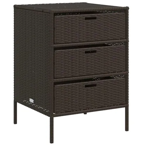 vidaXL Gartenschrank Braun 55x59x80 cm