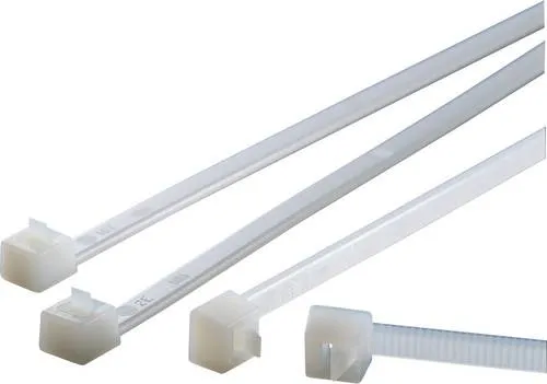 HellermannTyton Kabelbinder RELK2M-PA66-BK Schwarz, 100 St. - Kabelbinder für extreme Temperaturen von -40 bis 85 °C, ideal für zuverlässige Kabelorganisation im Büro und Zuhause.