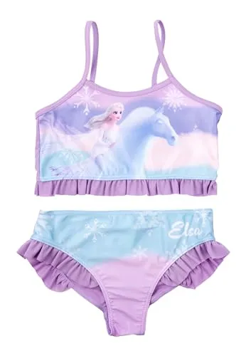 Disney Die Eiskönigin Bikini mit Rüschen für Mädchen von United Labels