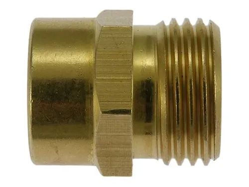 Gewindenippel Messing 1/2'' AG x 3/8'' IG