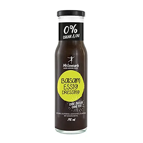 Mr Lowcarb Balsamessig Dressing Gesund schnell und lecker 240ml