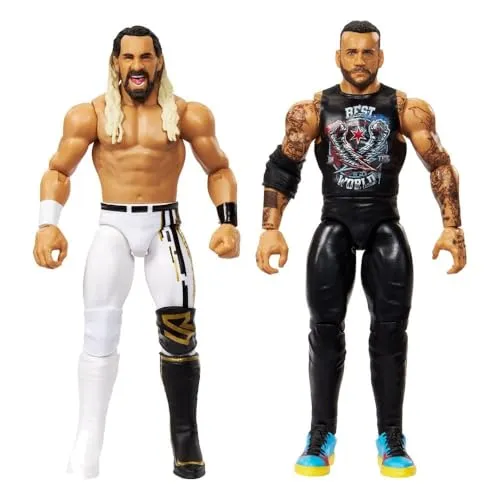 WWE Main Event Showdown Actionfiguren: CM Punk vs. Seth 