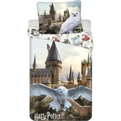 Harry Potter Hedwig 02 Bettlaken 140x200 cm 70x90 cm - Bunt