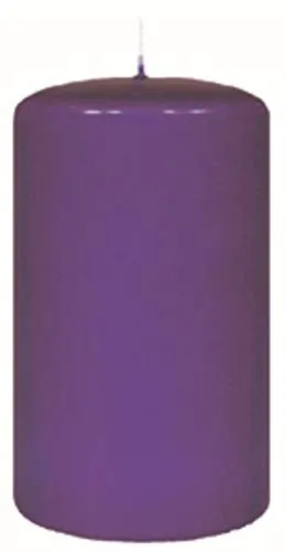 4er Adventskerzen, Adventskranz Kerzen Set Lila 10 x Ø 5 cm
