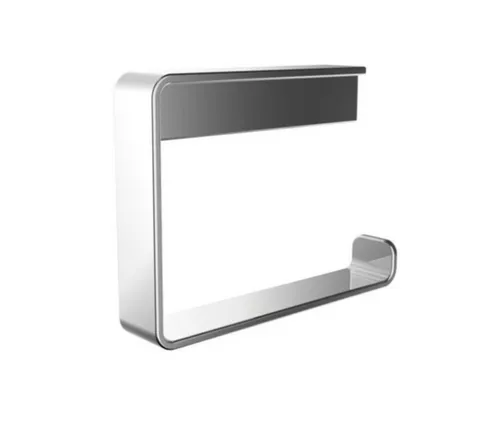 Emco Toilettenpapierspender Loft, Aluminium, chrom - Toilettenpapierhalter aus langlebigem Aluminium, rostfrei und stilvoll. Ideal für Kleinrollen, integriert sich perfekt in jeden Badezimmerstil.