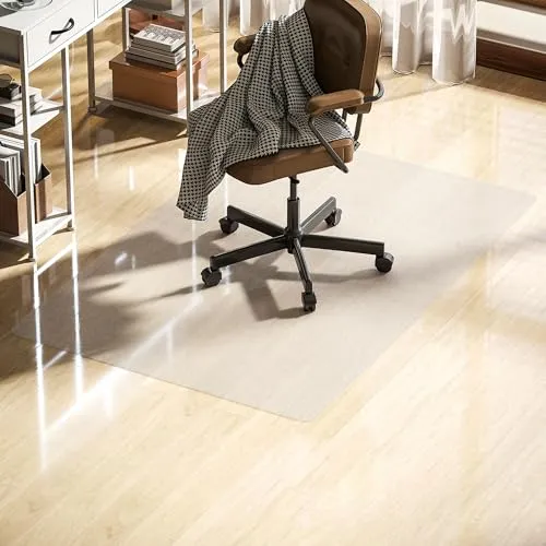 Homcom Bodenschutzmatte 150x100 cm, Transparent, Kunststoff - Schützen Sie Ihren Boden mit der Homcom Bodenschutzmatte! Ideal für Bürostühle, ermöglicht sie ein müheloses Gleiten und dämpft Geräusche. Aus robustem Kunststoff, leicht zu reinigen und sorgt für eine ruhige Arbeitsatmosphäre.