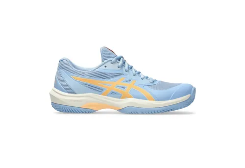 Asics Game FF Padel - Sportlicher Padelschuh in Blau/Orange 37,5 EU - Robuster Padelschuh für sportliche Höchstleistungen, mit optimaler Schnürung für perfekten Halt und stilvollem Design.