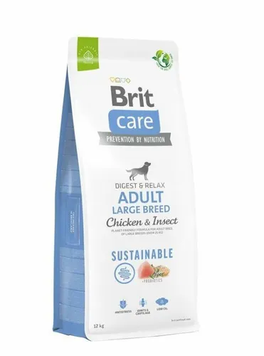 BRIT Care Dog Sustainable Adult Large Breed mit Huhn und Insekten 12kg