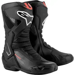 Alpinestars SMX-6 V3 Motorradstiefel Schwarz/Rot-Fluo 42 von Alpinestars