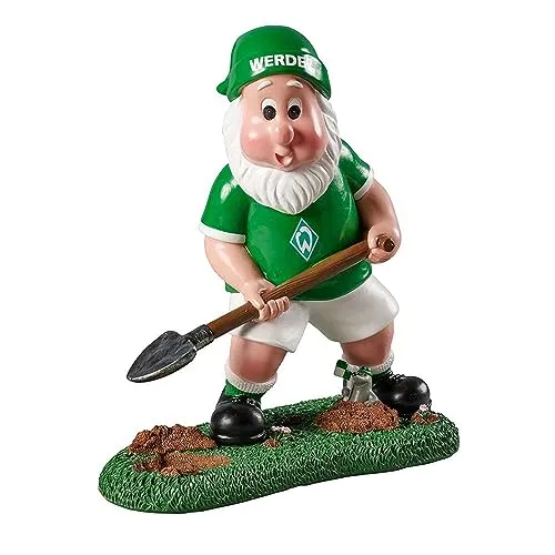 SV Werder Bremen Gartenzwerg Maulwurf - Fußball-Fanshop, der originelle Gartenzwerg im Maulwurf-Design bringt den Charme des SV Werder Bremen in Ihren Garten und ist ein tolles Deko-Highlight für jeden Fan!