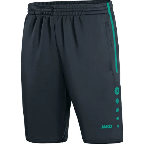 JAKO Sporthose Short Active kurz anthrazit/türkis Jungen, Größe: 140