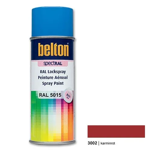  Belton Ral Spray 3002 karminrot 400 ml Sprühdose hochglanz 13,63€/L