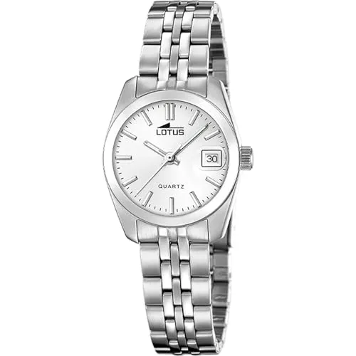 Lotus FREEDOM COLLECTION 18992/2 Damenarmbanduhr - Elegante Armbanduhr aus Edelstahl mit silbernem Ziffernblatt und 5 ATM Wasserdichtigkeit - ideal für stilbewusste Frauen.