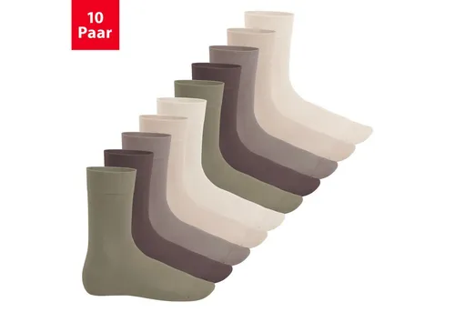 Footstar Herren & Damen Baumwollsocken (10 Paar) von Footstar