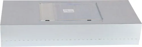 Subtiel Flachkanal mit Revisionsöffnung, 50 cm - Kompakter Flachkanal mit Revisionsöffnung für flexible Luftverteilung. Ideal für Wand, Decke oder Boden, sorgt für einfache Wartung und Reinigung. Aus robustem Stahl, temperaturbeständig bis 250 °C.
