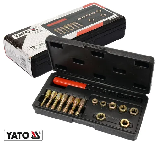 Produktbild YATO Gewindeschneider Reparatur Satz 15 tlg