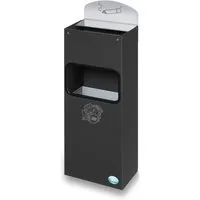 PROREGAL Robuster Wandascher 4 Liter aus verzinktem Stahl - Der PROREGAL Wandascher bietet effiziente Zigarettenbewältigung für Raucherzonen. Mit modernem Design und langlebigem Material ist er ideal für öffentliche Bereiche und gewerbliche Nutzung.