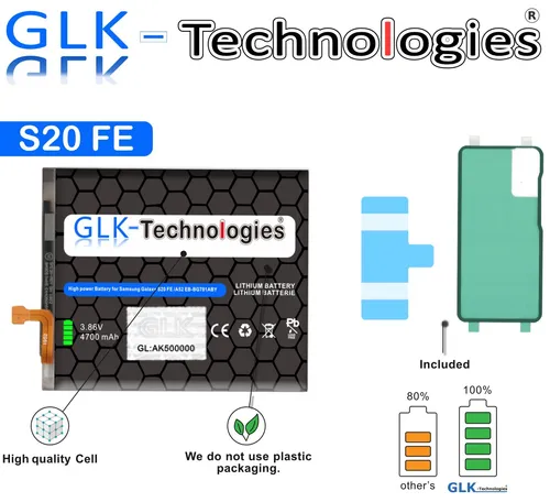 GLK für Samsung Akku EB-BG781ABY Galaxy S20 FE Ohne Set NEU PRO