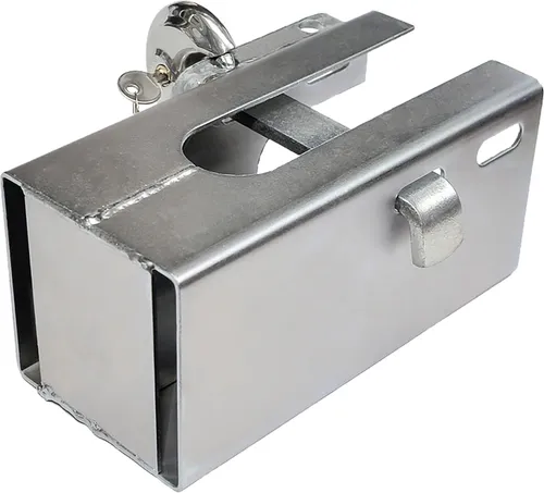 TRAILER POOL Kastensicherung Stahl, silber verzinkt für PKW-Anhänger im Standbetrieb, starr, mit Diskusschloss, 012 200 009-VP 000000000011315257