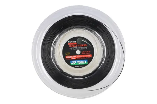 Yonex Poly Tour Tough 125 mm 200 m Saitenrolle - Tennissaiten aus hochwertigem Monofilament, ideal für Spieler, die Spin und Kontrolle suchen, mit einer Länge von 200 m für zahlreiche Bespannungen.