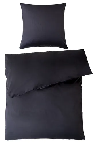 Kaeppel Bettwäsche JARI, Mako-Satin, Schwarz, 155 x 220 cm von Kaeppel