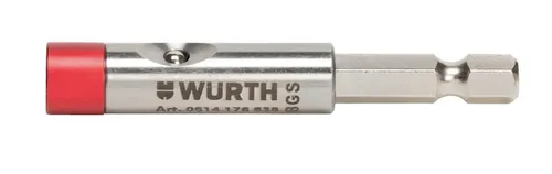 WÜRTH 1/4 Zoll Bithalter magnetisch - Bit-Sätze: Robuster 1/4 Zoll Bithalter mit magnetischer Halterung für sicheren Halt und einfache Handhabung bei Schraubarbeiten.