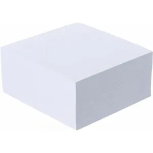 D.RECT Zettelklotz 009456, lose, 400 Blatt, weiß, 8,5 x 8,5 cm