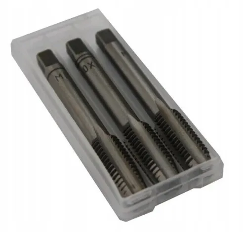 Gewindebohrer Gewindeschneider mit metrischer Regelgewinde 3-tlg M-3 DIN352