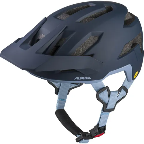 Alpina Taunus MIPS Helm 52-56 cm - Fahrradhelme: Der Alpina Taunus Helm kombiniert Sicherheit und Komfort mit MIPS-Technologie, die rotierende Kräfte bei Stürzen mindert. Leichte Inmold-Konstruktion und verstellbares Gurtsystem für optimalen Sitz.