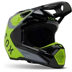 FOX V1 Lean MIPS Motocross Helm, grau-gelb, Größe 2XL für Männer - Motorradhelme mit MIPS® für optimale Sicherheit, präzise Passform durch 4 Schalen- und 6 EPS-Größen, ideal für Abenteuer auf zwei Rädern.