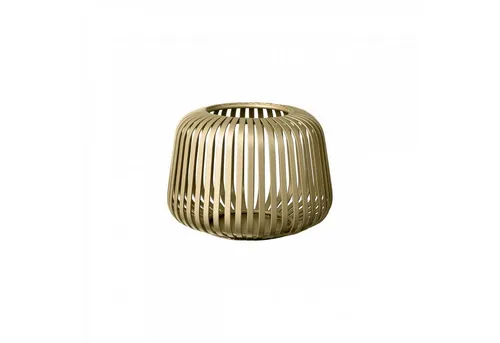 Blomus Laterne Lito XS | Elegantes Windlicht in Champagne - Windlichter aus Edelstahl, ideal für stimmungsvolle Innenräume. Die Lito Laterne bietet vielseitige Nutzungsmöglichkeiten und beeindruckende Lichteffekte.