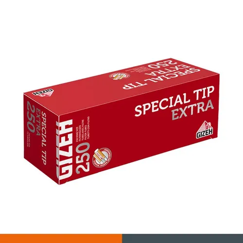Gizeh Special Tip250 Extra Filterhülsen, Hülsen, Zigarettenhülsen