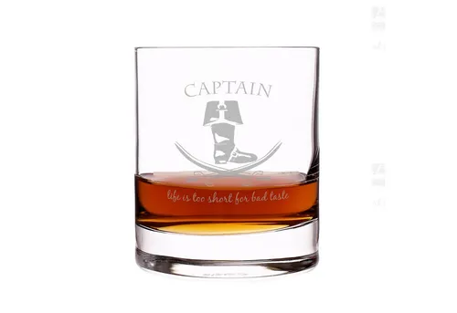 Herz & Heim Whiskyglas für Rum mit Gravur