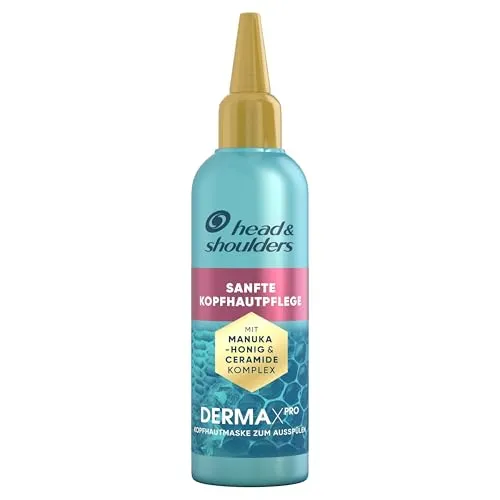 Head & Shoulders DermaXPro Sanfte Kopfhautbehandlung 145ml mit Manuka-Honig und Ceramid-Komplex. Schützt Trockene Kopfhaut und Spendet Feuchtigkeit
