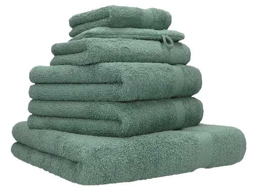 Betz Handtuch Set 6-TLG. Handtuch-Set Premium, 100% Baumwolle (6-St), Farbe Tannengrün