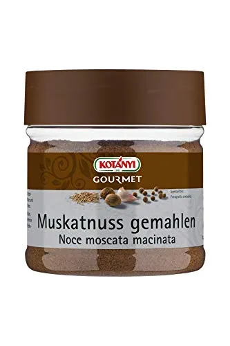 Kotanyi Muskatnuss gemahlen 170g – Würzig und Aromatisch - Vielseitiges Gewürz für köstliche Gerichte. Die gemahlene Muskatnuss verleiht Speisen einen einzigartigen, bittersüßen Geschmack. Ideal für die kreative Küche!