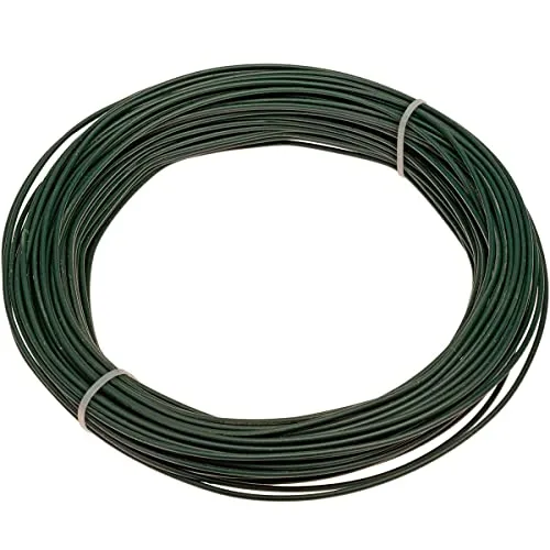 HaGa® Spanndraht 3mm x 50m - verzinkt - ideal für Maschendrahtzaun - Maschendraht, langlebig und robust, mit hoher Zugfestigkeit und UV-Beständigkeit – perfekt für den Bau stabiler Zäune.