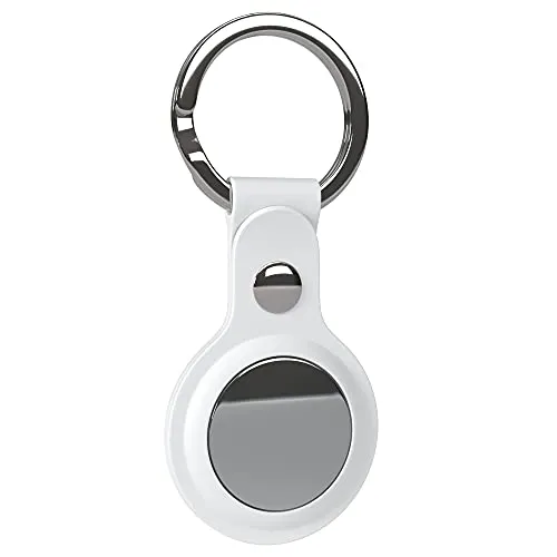 EAZY CASE Silikon Schutzhülle Anhänger - kompatibel mit AirTag, schützt vor Schmutz und Wasser, ideal für Schlüssel und Rucksack