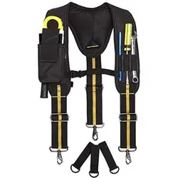 Niemals verwendet] Werkzeuggürtel mit Hosenträgern, gepolsterte Werkzeuggürtel-Hosenträger, robuste Arbeits-Hosenträger für Elektriker, Tischler,