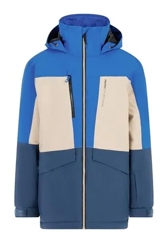 PROTEST Kinder Funktionsjacke PRTMilan JR snowjacket - Funktionsjacke für Kinder mit 10K wasserabweisender Beschichtung, ideal für Winterabenteuer auf der Piste und ausgestattet mit Liftpass-Tasche und Taillengamasche.